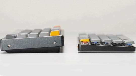 Differences between low profile and normal profile mechanical keyboard –  Keychron