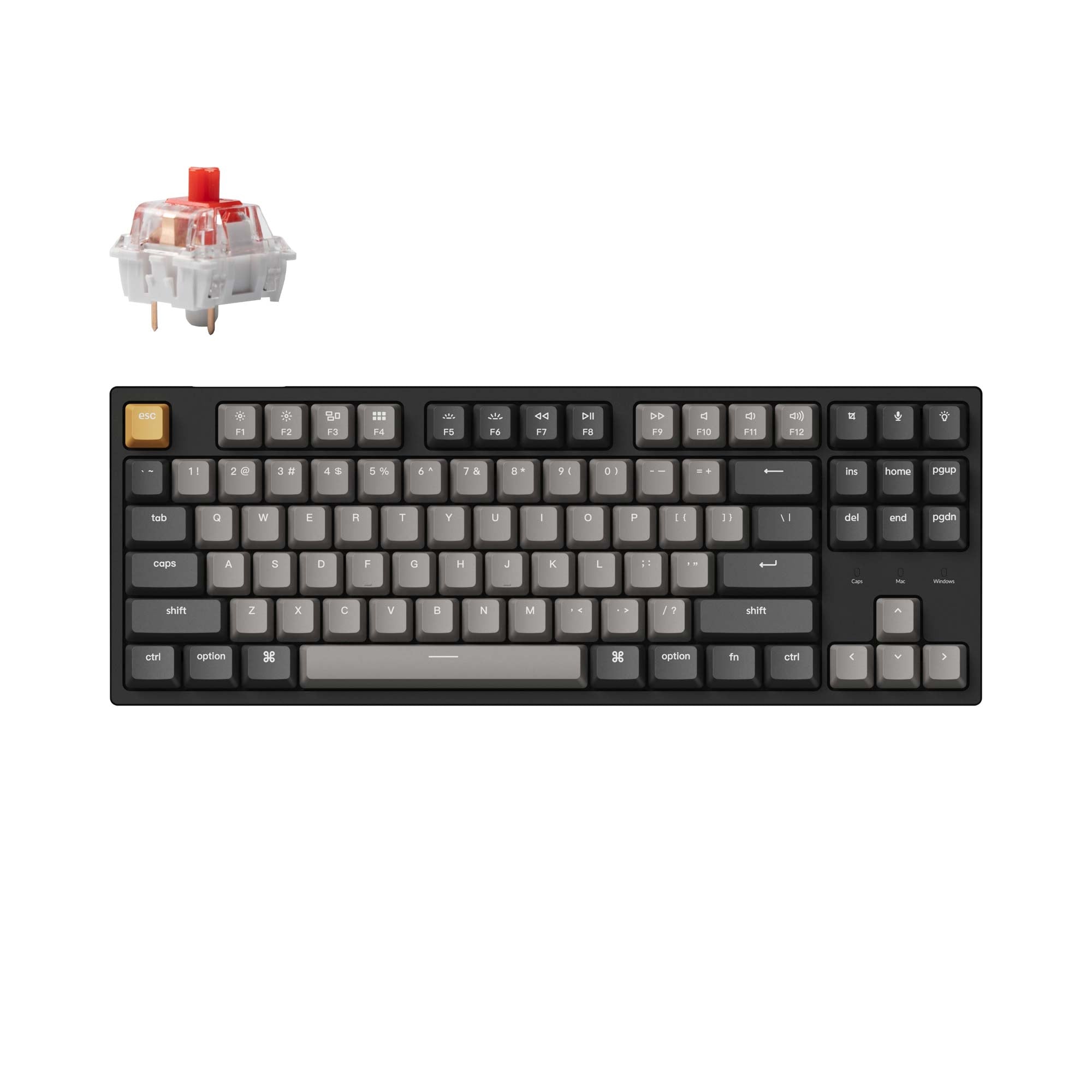 Keychron C1 Pro QMK/VIA Wired Mechanical Keyboard – Keychron ...