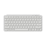 Keychron B1 Pro Ultra Slim Wireless Keyboard 75 Percent Layout for Mac Windows and Android Ivory White