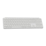 Keychron B6 Pro Ultra Slim Wireless Keyboard full size Layout for Mac Windows Linux Ivory White