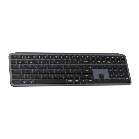 Keychron B6 Pro Ultra Slim Wireless Keyboard full size Layout for Mac Windows Linux Space Gray