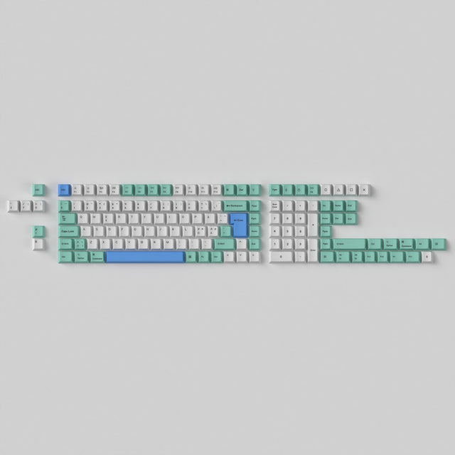 Cherry Dye-Sub PBT Full Set Keycap Set - Iceberg - Nordic-ISO