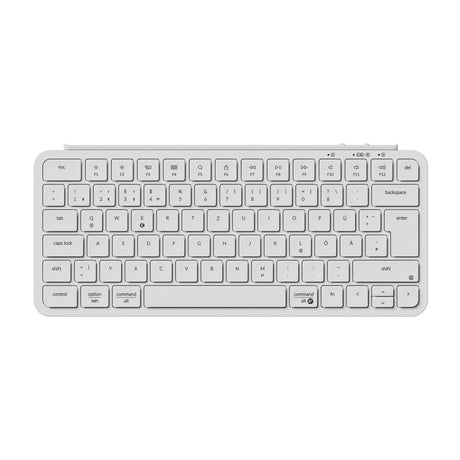 Keychron B1 Pro Ultra Slim Wireless Keyboard Ivory White German