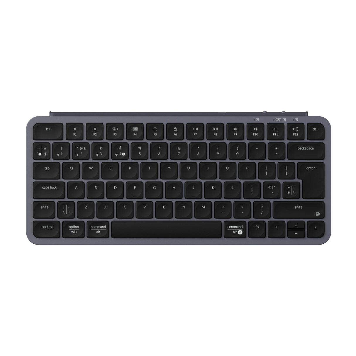 Keychron B1 Pro Ultra Slim Wireless Keyboard Space Gray ISO UK