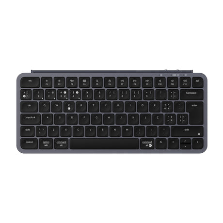 Keychron B1 Pro Ultra Slim Wireless Keyboard Space Gray ISO Portugal