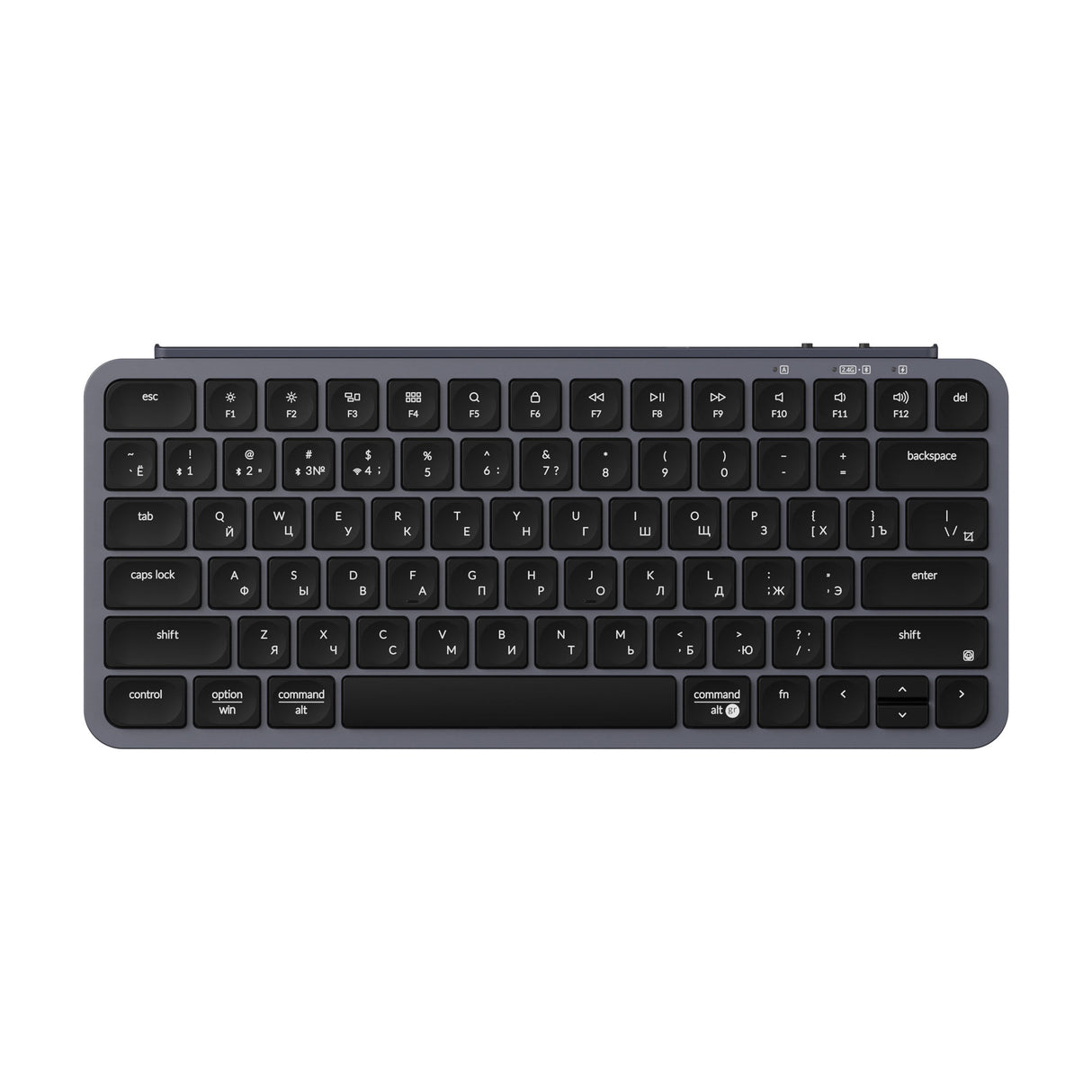 Keychron B1 Pro Ultra Slim Wireless Keyboard Space Gray ISO Russian