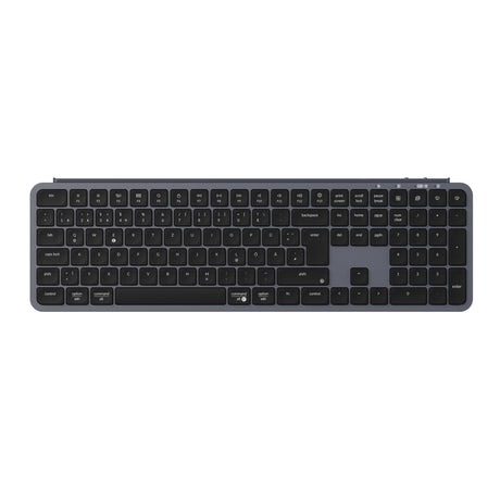 Keychron B6 Pro Ultra Slim Wireless Keyboard Space Grey German-ISO