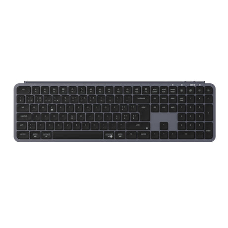 Keychron B6 Pro Ultra Slim Wireless Keyboard Space Grey Swiss-ISO