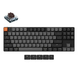 Keychron K1 Version 6 Ultra Slim TKL Layout QMK Wireless Mechanical Keyboard Low Profile Brown Switch