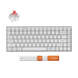 Keychron K2 Max QMK Wireless Custom Mechanical Keyboard RGB Backlight Aluminum Frame 75% Layout Fully Assembled for Mac Windows Linux Hot Swappable Keychron Super Red