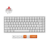 Keychron K2 Max QMK Wireless Custom Mechanical Keyboard RGB Backlight 75% Layout Fully Assembled for Mac Windows Linux Hot Swappable Keychron Super Red