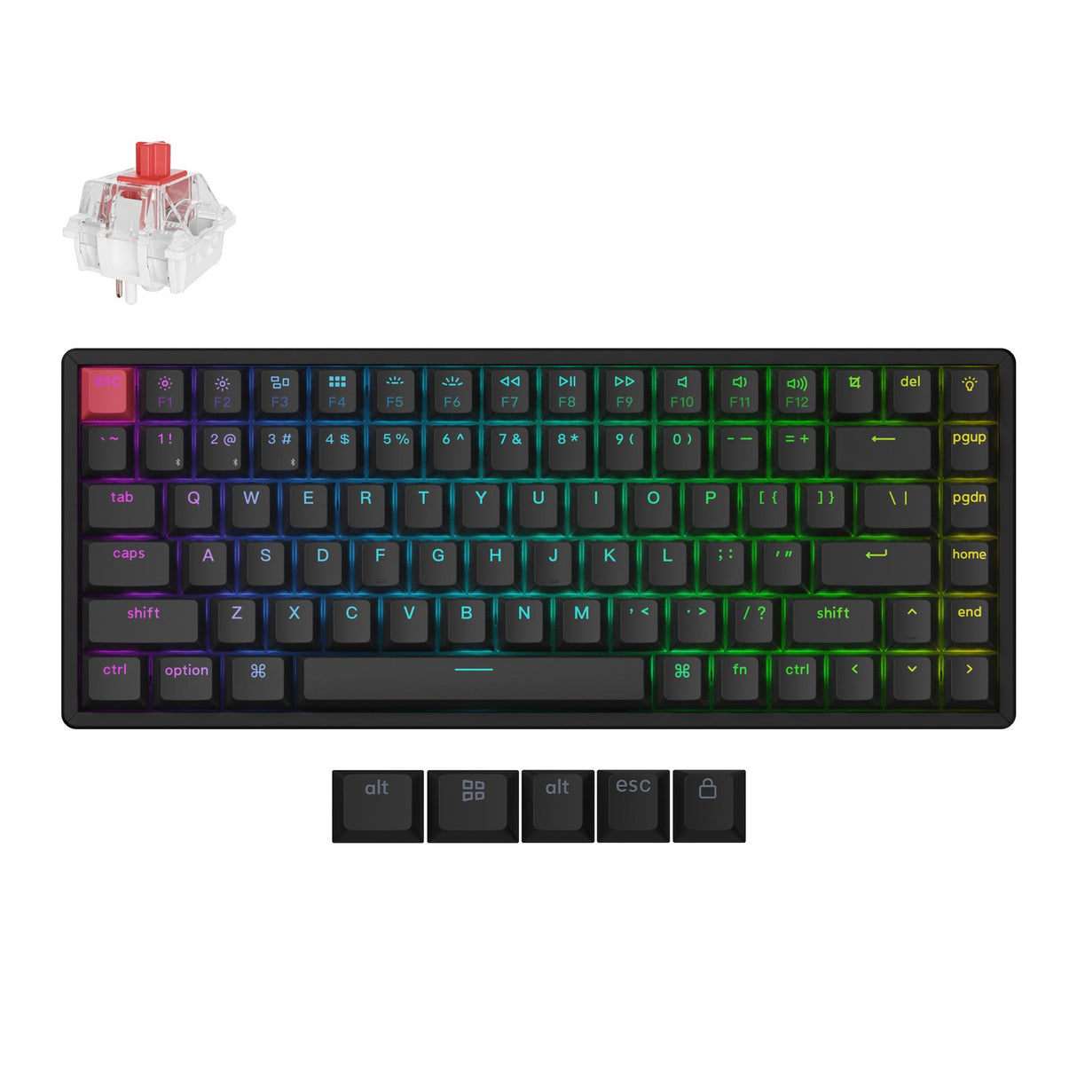 Keychron-K2-Version-3-Wireless-Mechanical-Keyboard-Keychron-Super-Red-Switch