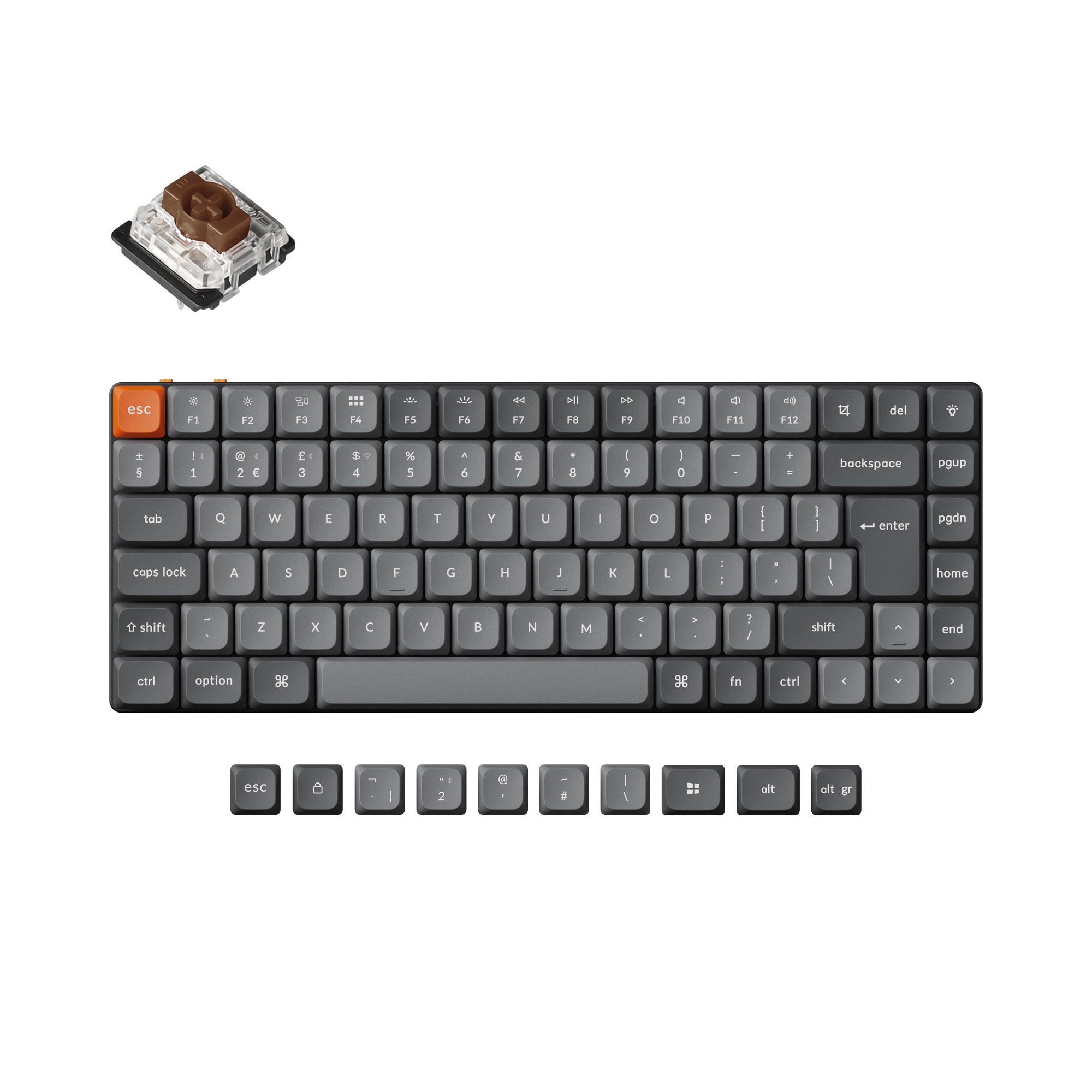 Keychron K3 Max QMK/VIA Wireless Custom Mechanical Keyboard ISO