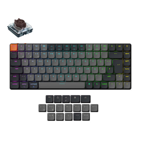 Keychron K3 Version 3 Ultra Slim Wireless Mechanical Keyboard DE-ISO Low Profile Red Switch