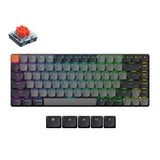 Keychron K3 Version 3 Ultra Slim Wireless Mechanical Keyboard Low Profile Red Switch WIth RGB Backlight