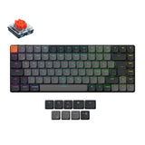 Keychron K3 Version 3 Ultra Slim Wireless Mechanical Keyboard Nordic-ISO Low Profile Red Switch