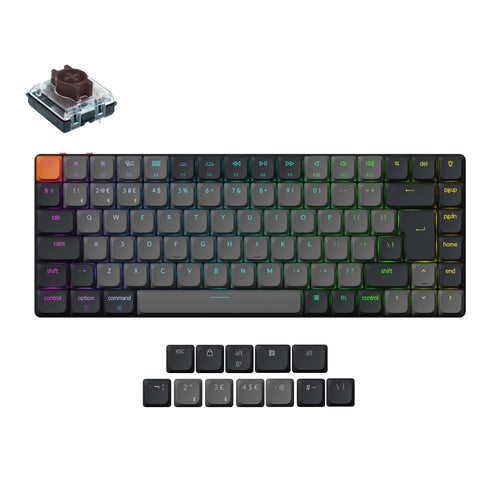 Keychron K3 Version 3 Ultra Slim Wireless Mechanical Keyboard UK-ISO Low Profile Red Switch