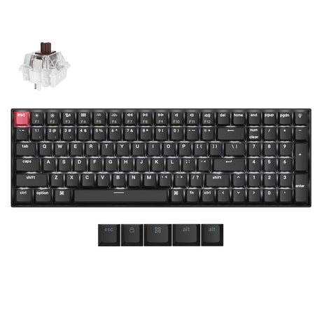 Keychron K4 Version 3 Wireless Mechanical Keyboard Keychron Super Brown Switch