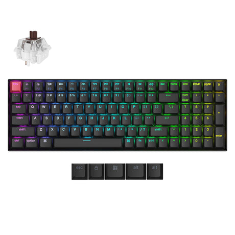 Keychron K4 Version 3 Wireless Mechanical Keyboard Keychron Super Brown Switch