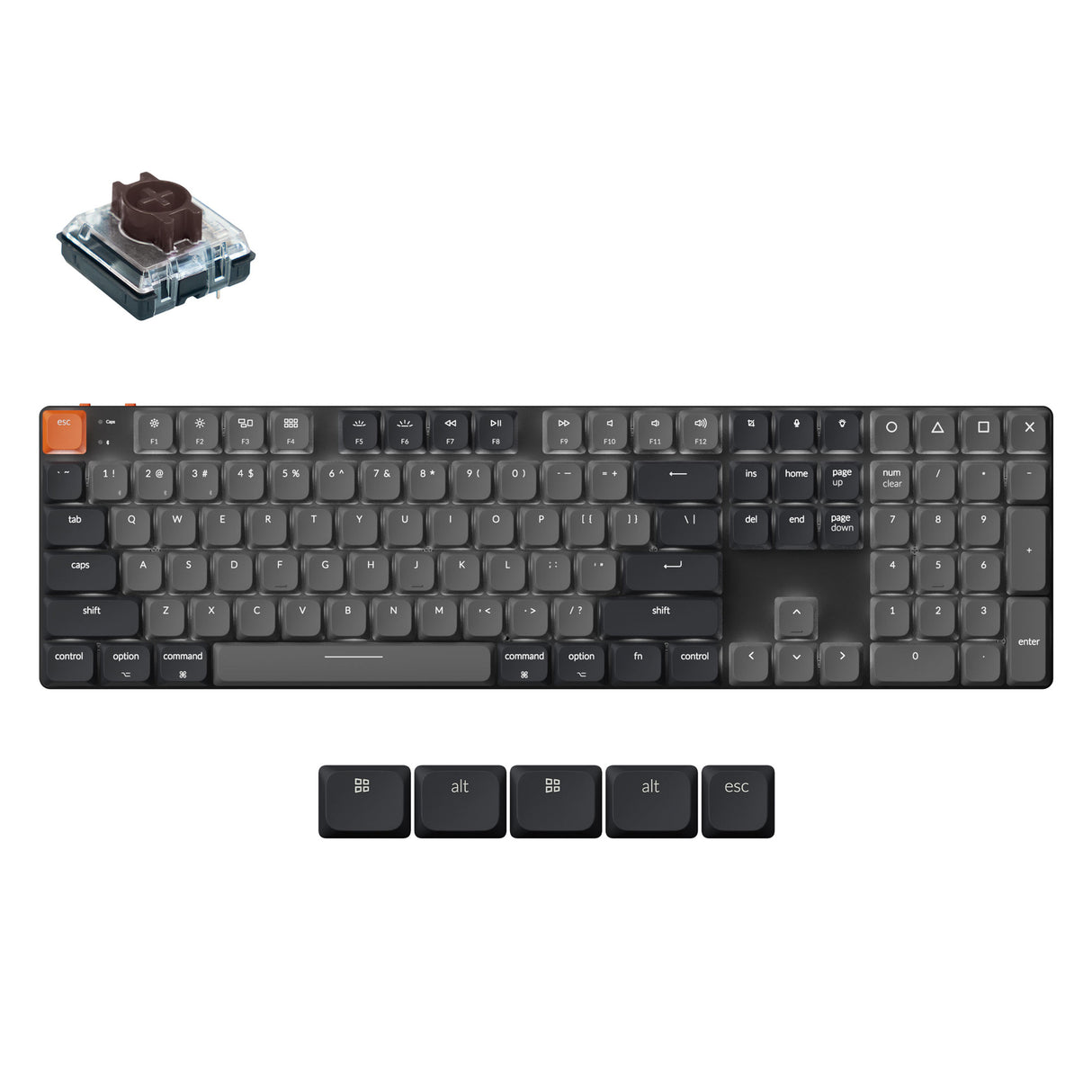 Keychron K5 QMK Wireless Mechanical Keyboard (Version 2)