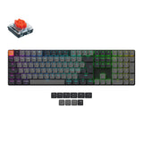 Keychron K5 Version 2 QMK Ultra-Slim Wireless Custom Mechanical Keyboard Red Switch-Nordic