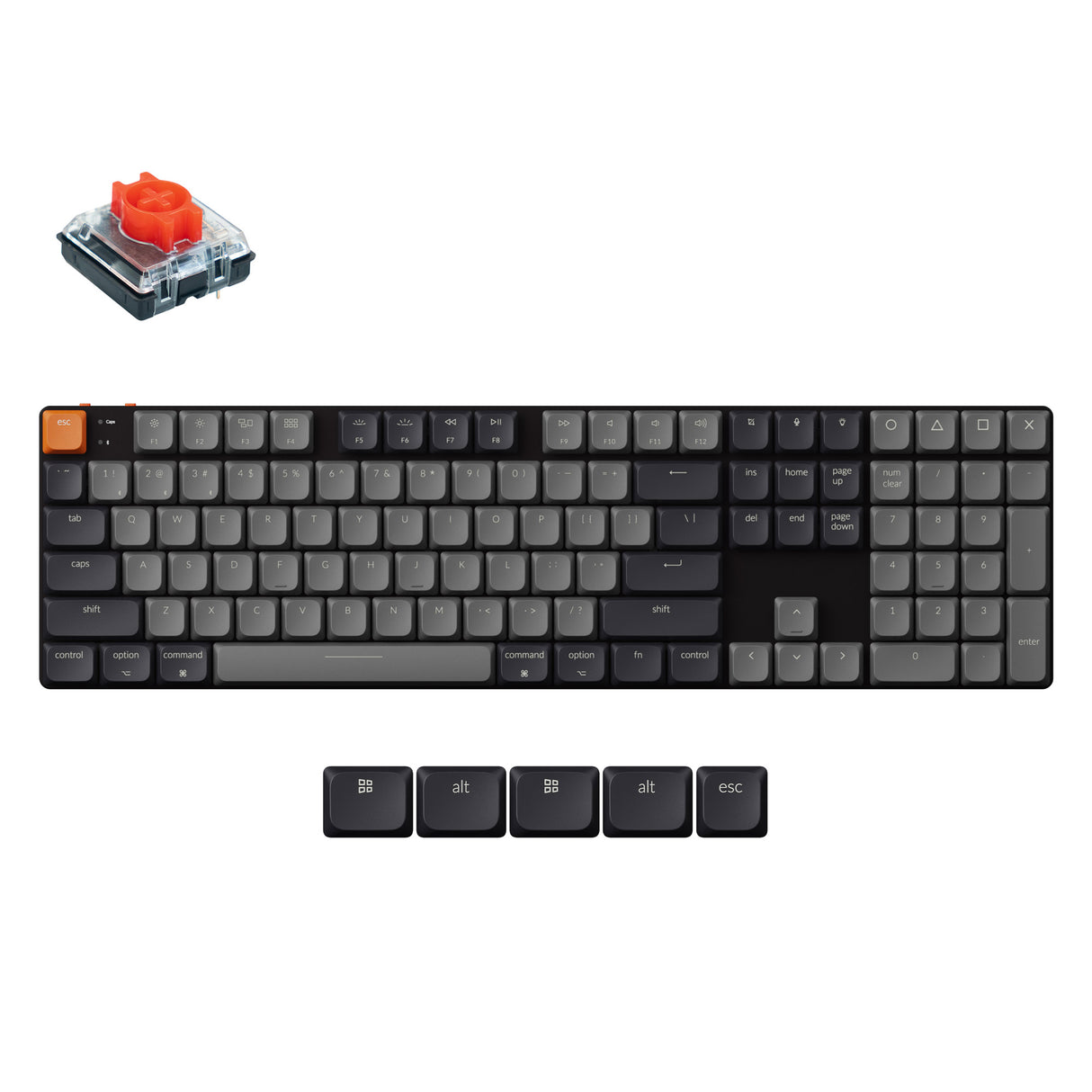 Keychron K5 QMK Wireless Mechanical Keyboard (Version 2)