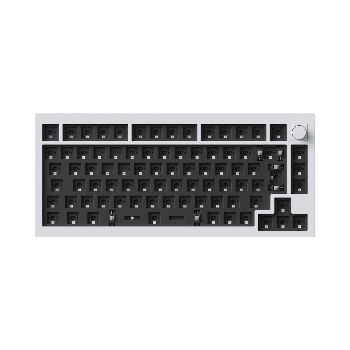 ANSI Keychron Q1 QMK RGB Barebone Aluminium Mac/PC Space Grey Custom  Keyboard : Q1-A2-V1 : The Keyboard Company