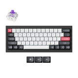 Keychron-Q4-HE-QMK-Wireless-Custom-Keyboard-Full-Aluminum-Carbon-Black-Frame-Double-Rail-Magnetic-Nebula-Switch