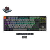 Keychron K1 Version 6 Ultra Slim Wireless Mechanical Keyboard Swiss-ISO Low Profile Brown Switch