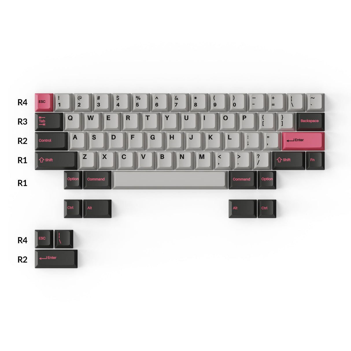 87pcs, Gradient Pink Themed Keycaps, Top Side Print Keycaps, PBT Keycap,  Cherry Keycap, Mechanical Keyboard Accessories, Girls Keycaps Gifts 