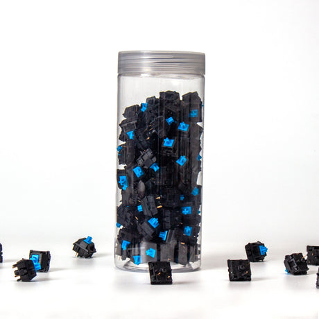 Gateron KS-3X Full Black Blue Switch Set