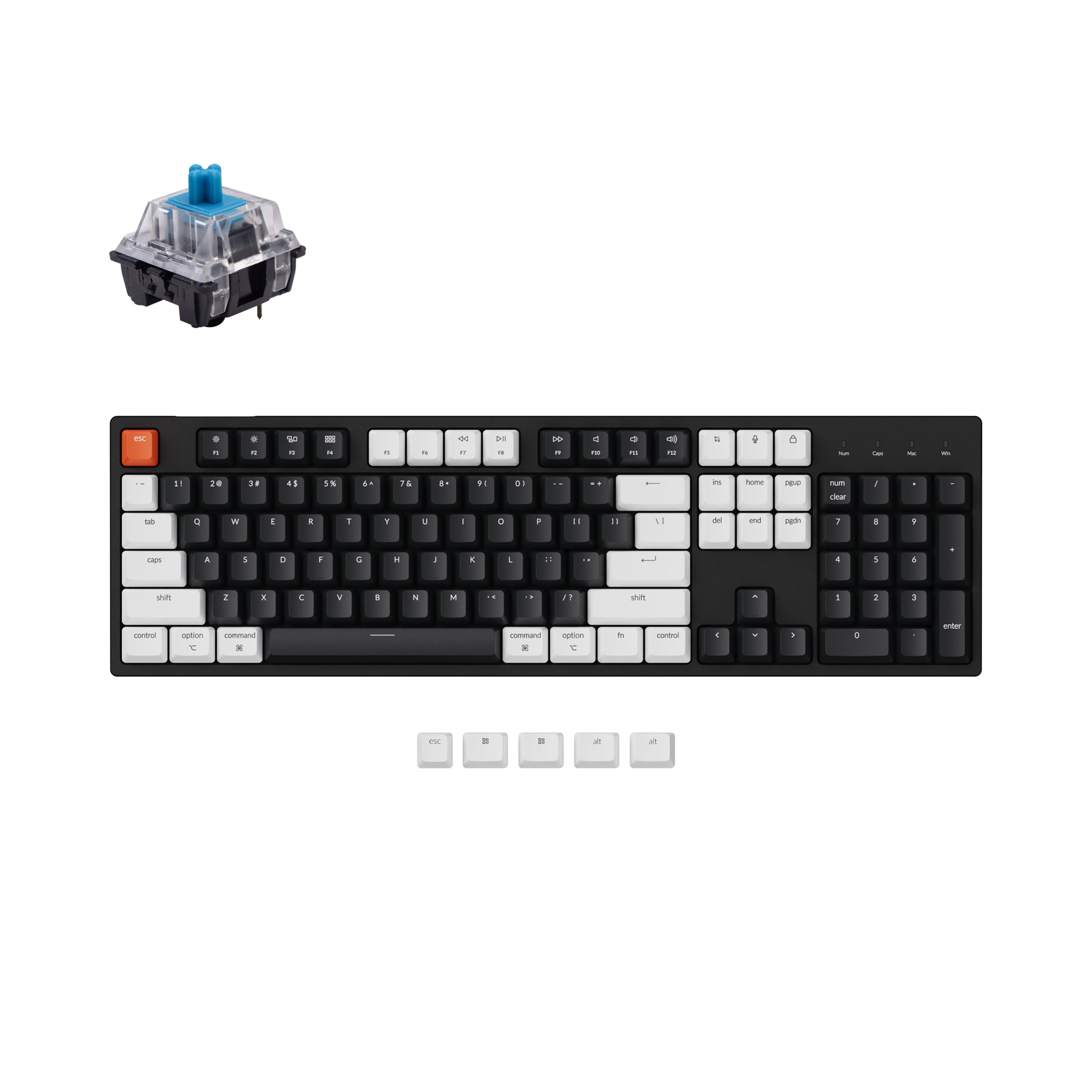 Keychron C2 Wired Mechanical Keyboard – Keychron | Mechanical