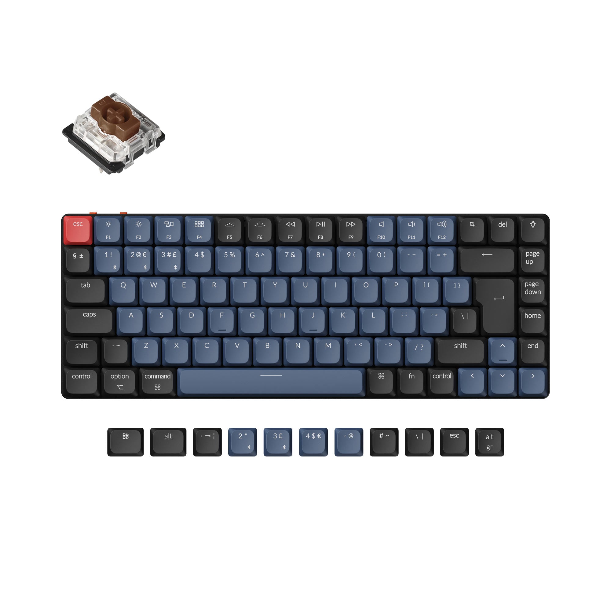 Keychron K3 Pro QMK/VIA Wireless Mechanical Keyboard ISO Layout