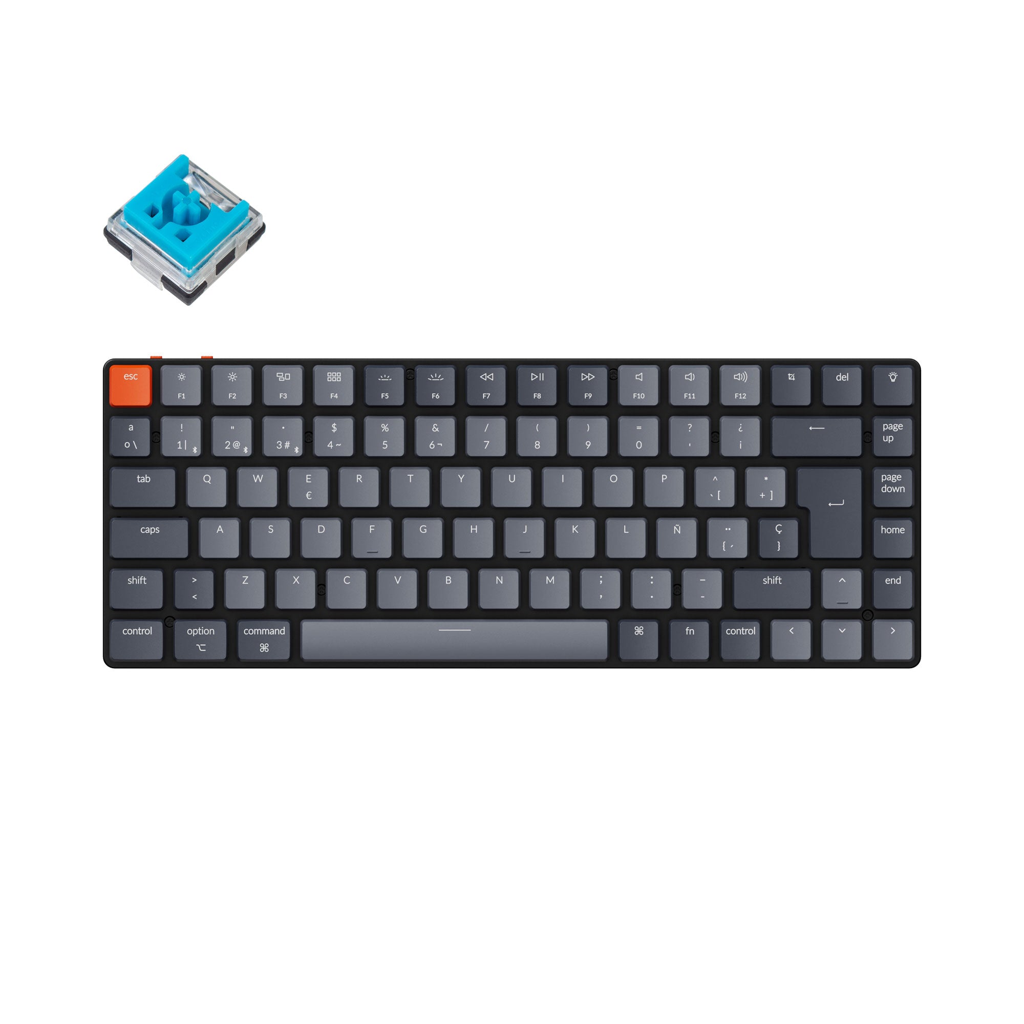 Keychron K3 Ultra-slim Wireless Mechanical Keyboard (Spanish ISO Layout) -  Version 2