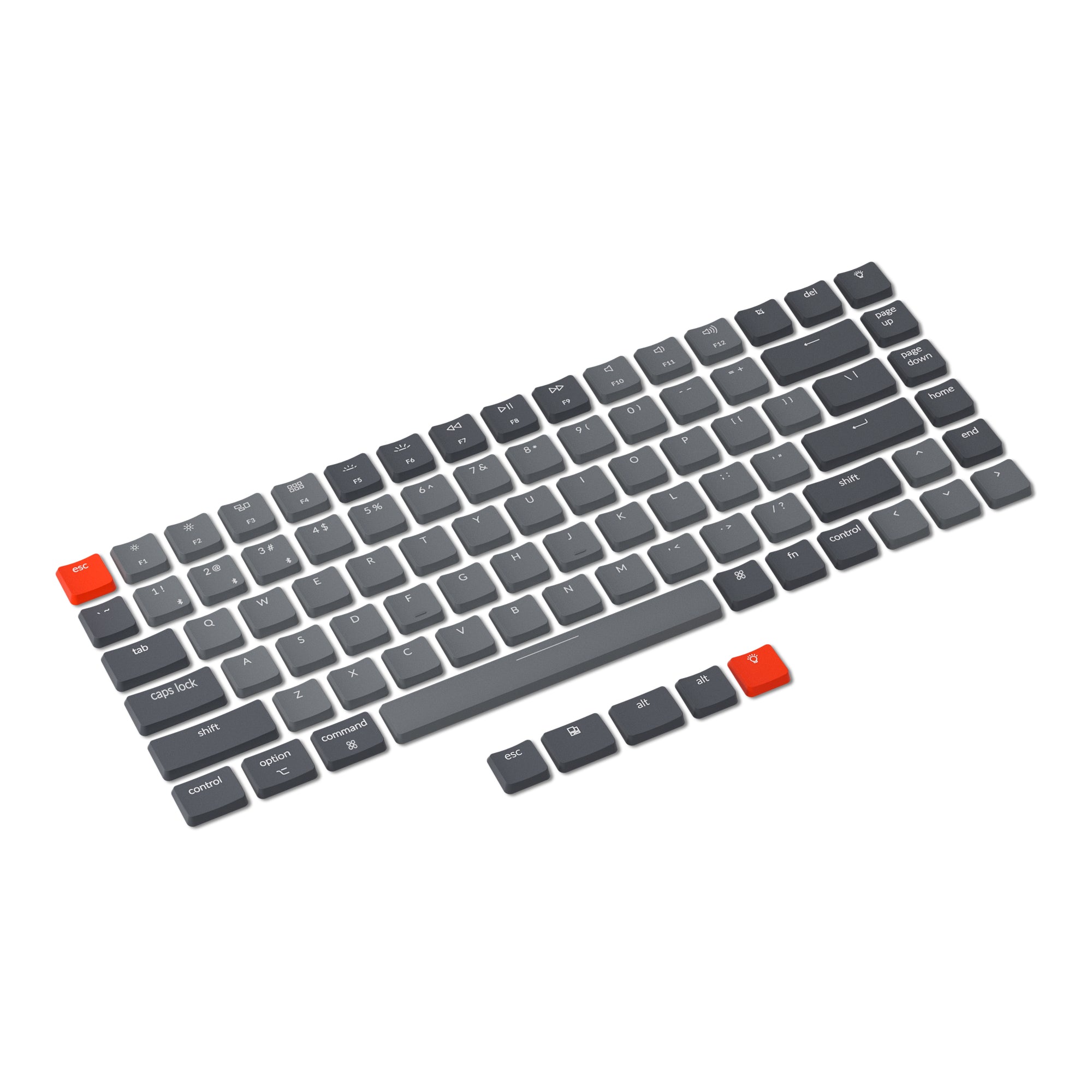 最新品低価keychron k3 v2 RGB US 青軸 keycap set キーボード