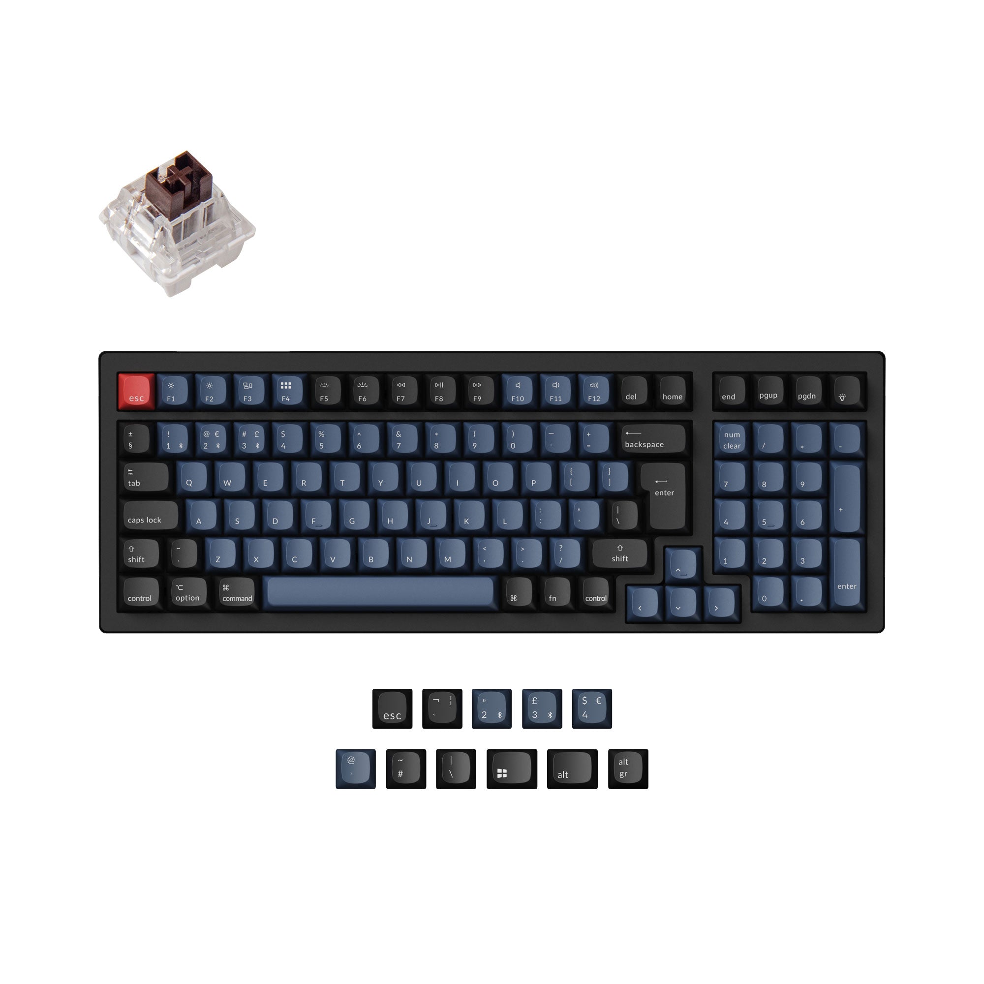 Keychron K4 Pro QMK/VIA Wireless Mechanical Keyboard ISO Layout