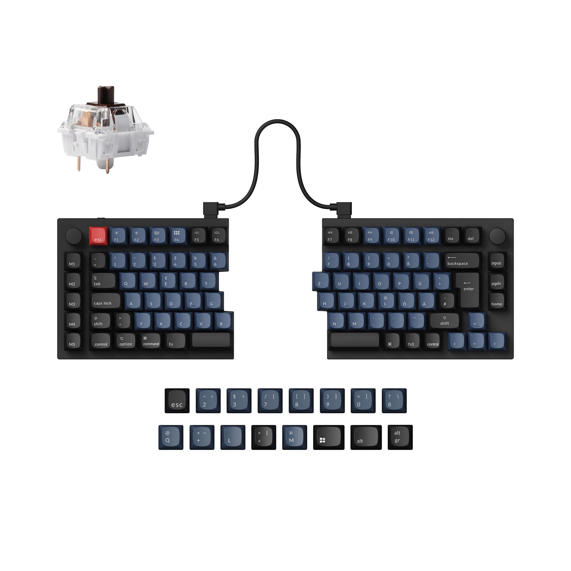 Keychron Q11 QMK Custom Mechanical Keyboard ISO Layout Collection – Keychron  | Mechanical Keyboards for Mac, Windows and Android