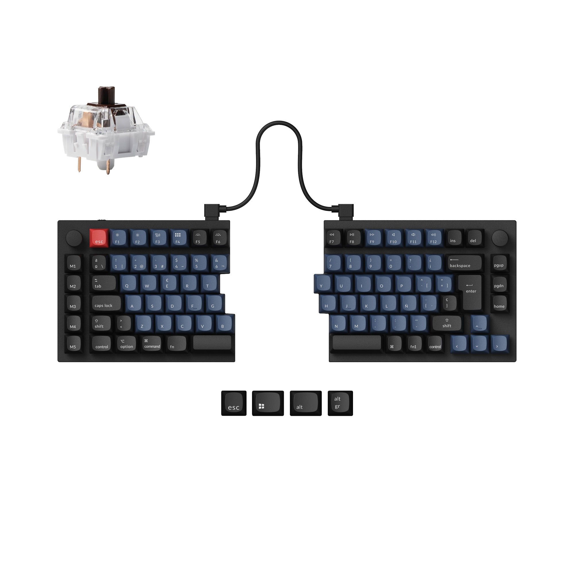 Keychron Q11 QMK Custom Mechanical Keyboard ISO Layout Collection – Keychron  | Mechanical Keyboards for Mac, Windows and Android