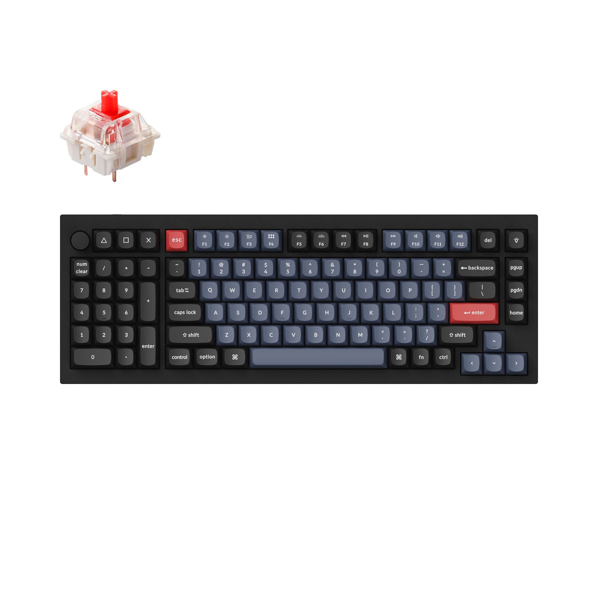 Keychron Q12 QMK Custom Mechanical Keyboard – Keychron