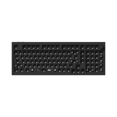 Keychron Q5 Pro QMK/VIA wireless custom mechanical keyboard 96 percent layout full aluminum black frame for Mac WIndows Linux with RGB backlight and hot-swappable barebone