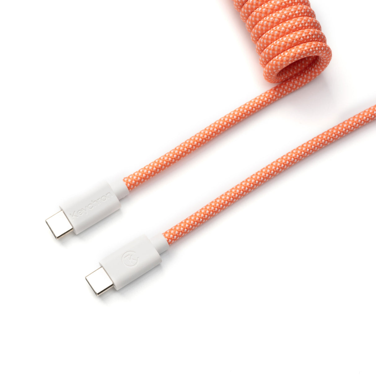 Glorious Coiled Keyboard Cable – Coiled USB C Cable Artisan Braided Cables  for Mechanical Gaming Keyboard Coiled Cable - Custom Keyboard Cable